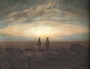 Two Men on the Beach in Moonlight (mk10)